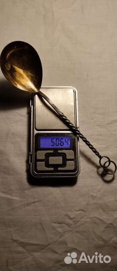 Лопатка и ложка 916 проба