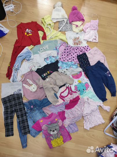 Вещи пакетом на девочку 92 98