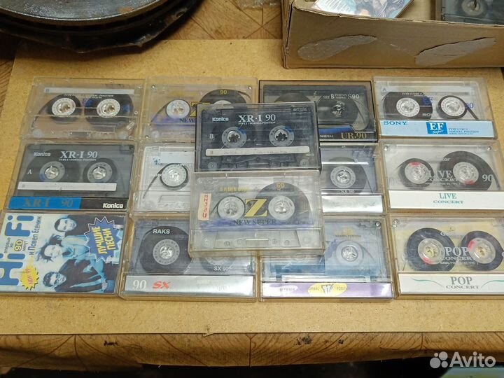 Кассеты под запись, 14 шт., цена за все