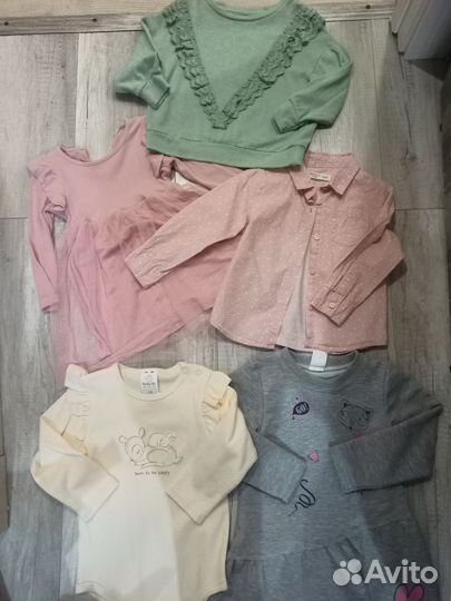 Вещи для девочки пакетом 86-92