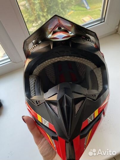 Шлем для мотокросса vega, размер М-58