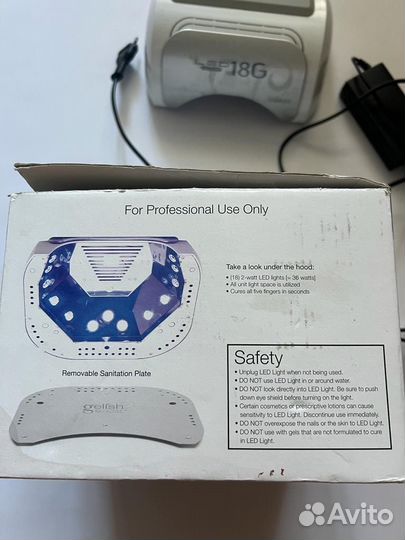 Лампа для ногтей led новая