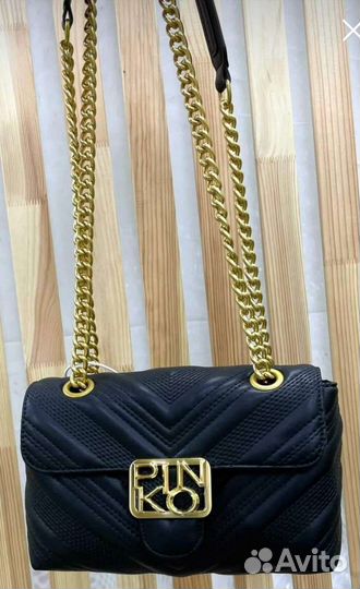 Сумка кожа Pinko
