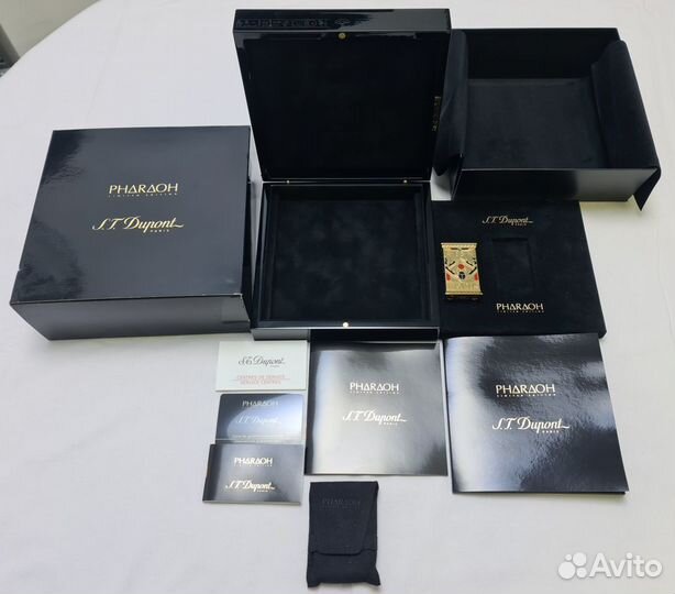 Зажигалка Dupont Pharaoh Line 2