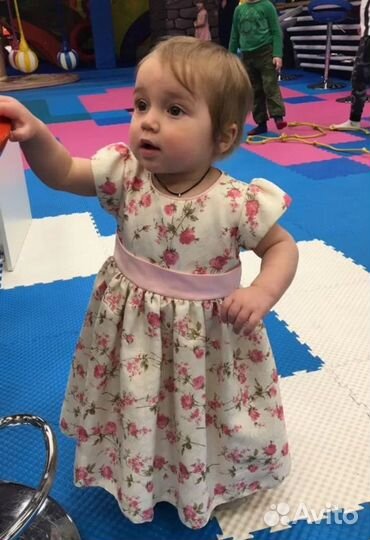 Платье напядное для девочки 80