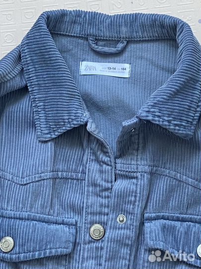 Рубашка платье удлиненная Zara 164