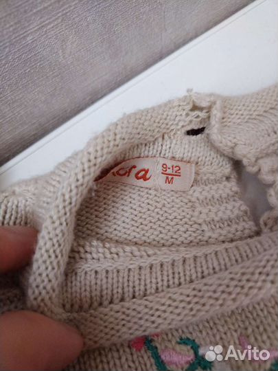 Вязаный комбинезон для девочки