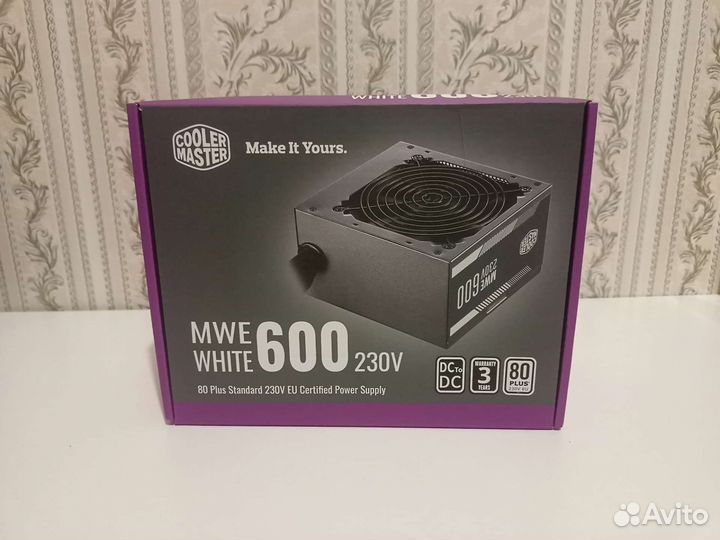 Блок питания Cooler Master MWE White 600W