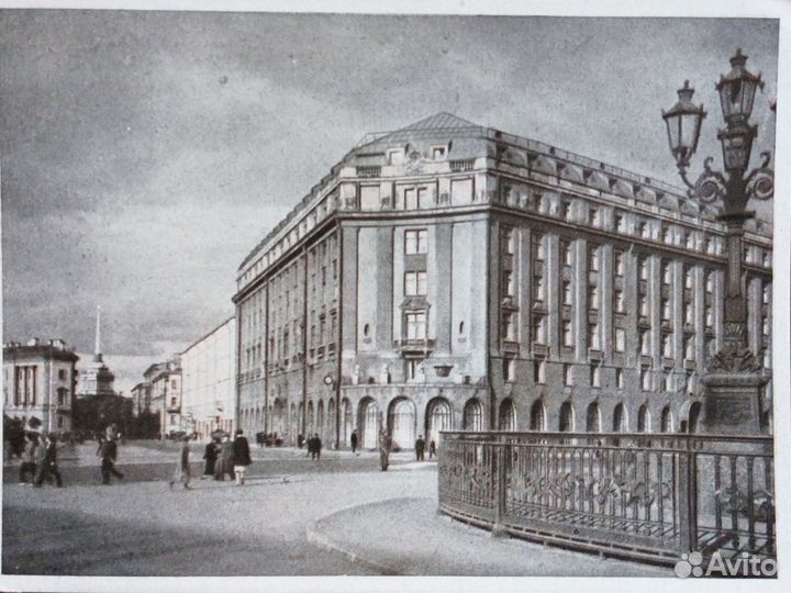 Винтаж. открытки Ленинград, 1946 г. - 4 шт