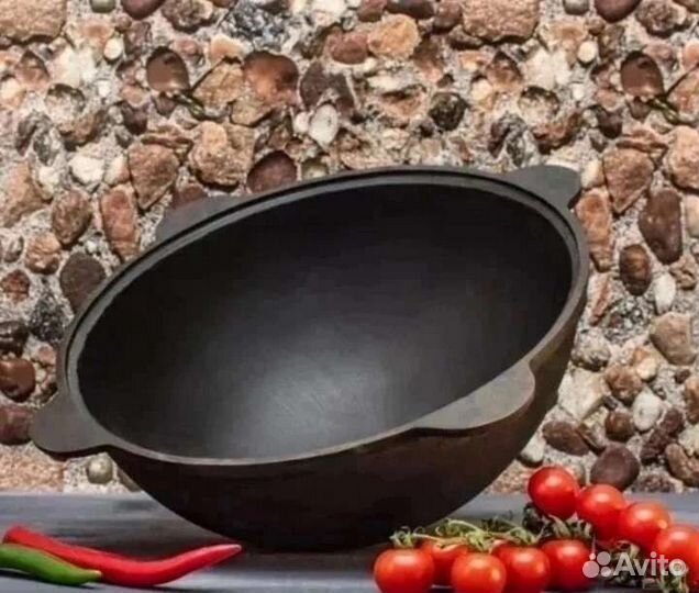 Казан чугунный узбекский