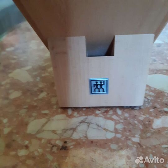 Подставка для ножей zwilling, натуральное дерево