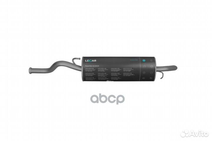 Глушитель основной LADA Priora (2172) lecar