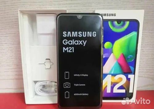 Смартфон Samsung Galaxy M21 64GB Blue