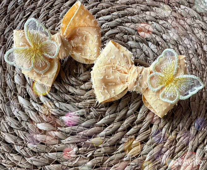 Бантики ручной работы осенние