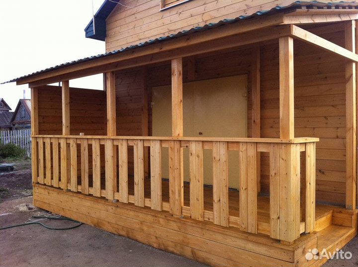 Строительство пристроек к дому /веранд / террас