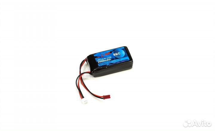 Аккумулятор LiPo B&C - 2000mah Li-Po 7,4 (2s), JST