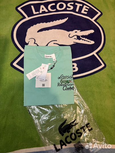 Новая футболка Lacoste Roland Garros
