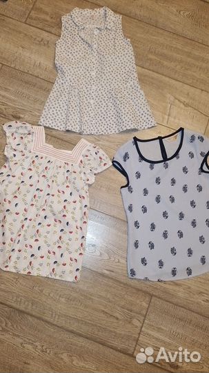 Летнии блузки 122 размер новые