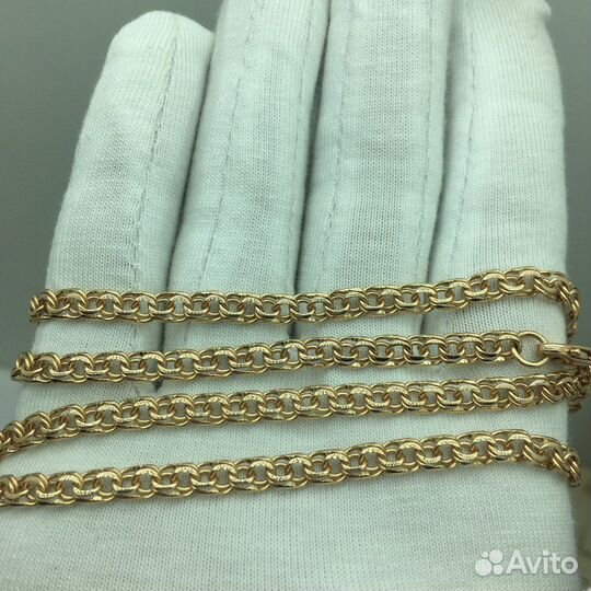 Г25 Цепь бисмарк,золото 585 (95685)