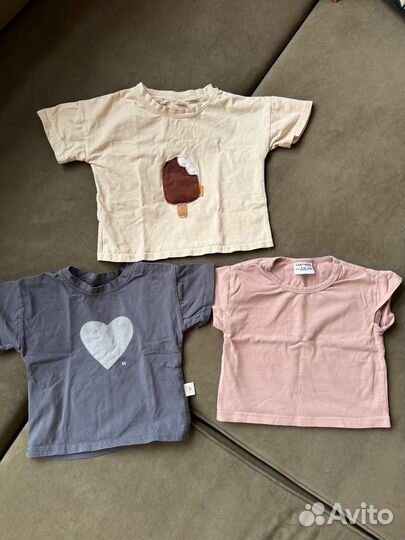 Футболки для девочки 74 80