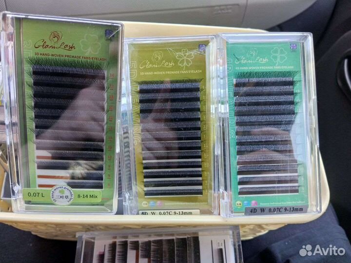 Реснички для наращивания, пучки