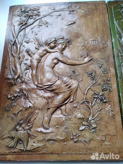 Гипсовое панно барельеф