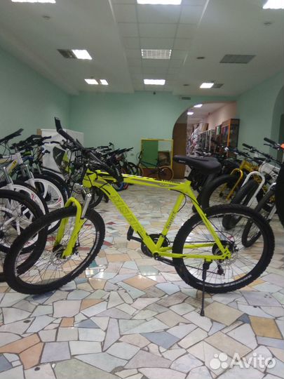 Велосипед горный салатовый