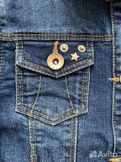 Джинсовая куртка для девочки р.116