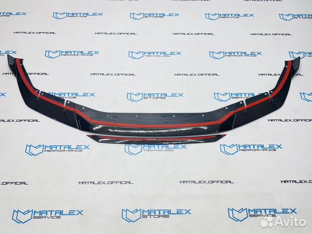 Сплиттер BMW M5 F90 рестайлинг, сухой карбон