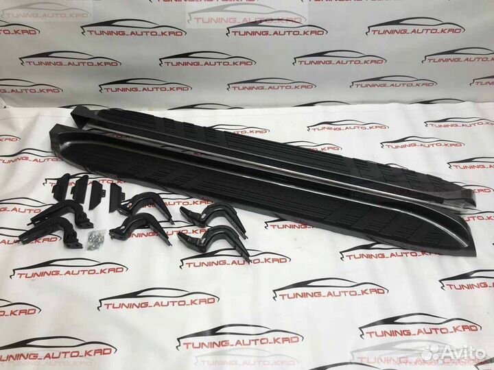 Подножки пороги Toyota Land Cruiser Prado 120 O539