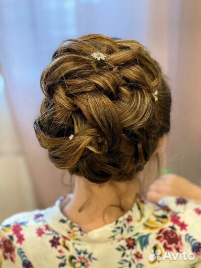 Свадебные прически, на выпускной (парикмахер)