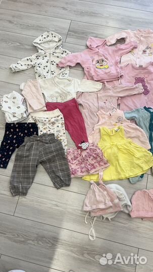 Детские вещи пакетом на девочку до года