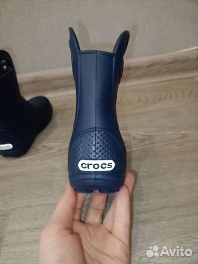 Новые Резиновые сапоги crocs 23/6