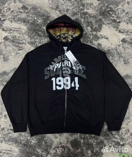 Зипка Supreme x Maison margiela MM6 с черепами