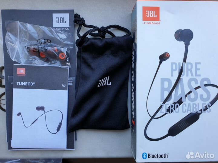 Беспроводные наушники jbl tune 110bt