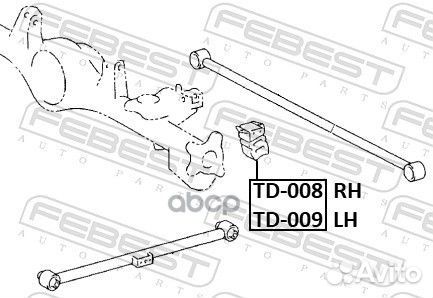 Отбойник заднего амортизатора TD009 Febest