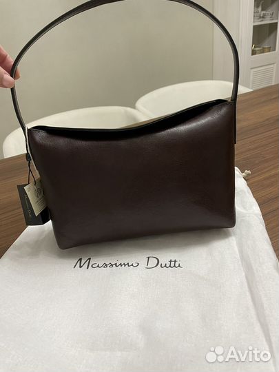 Сумка натуральная кожа massimo dutti