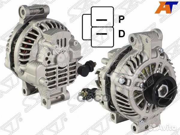 Генератор mazda 6 1.8-2.3 02-08 GG/GY L813/LF