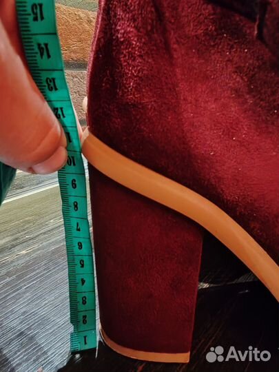 Сапоги женские зимние бордо