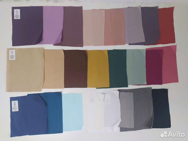 Лоскутки ткани 25 шт 15*13 см, платки, хлопок