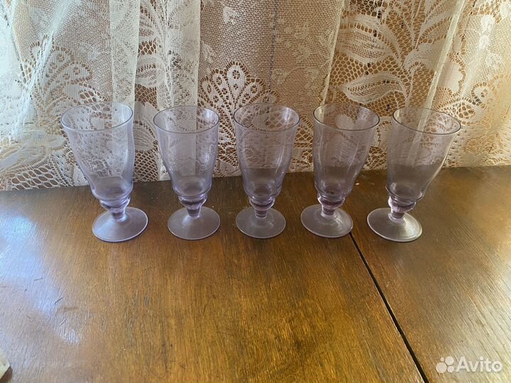 Посуда СССР, Фужеры, Кувшин, чашки, варенницы