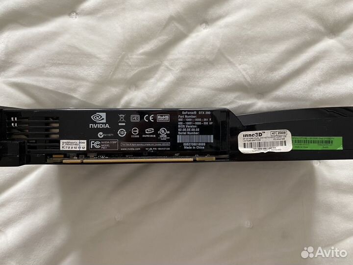 Видеокарта GeForce GTX 280