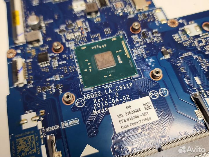 Материнская плата ноутбука HP LA-C811P Rev: 1.0