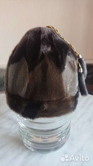 Зимний головной убор женский из нерпы 56-57 новый