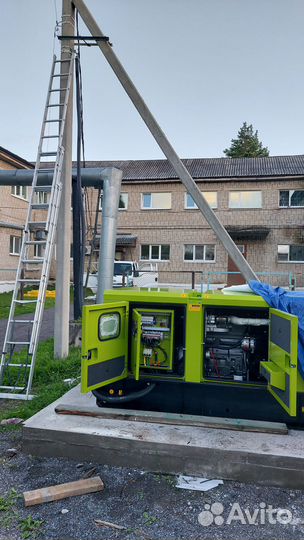 Дизельный генератор 40 кВт в кожухе, новый, 2025г