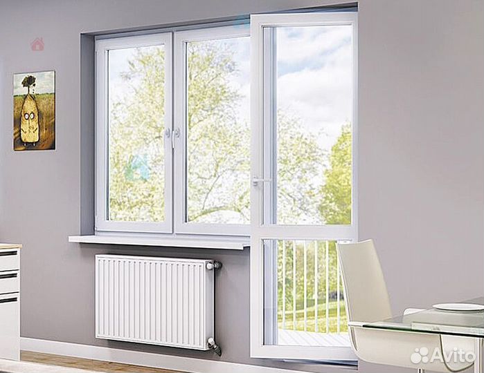 Дверь балконная пластиковая