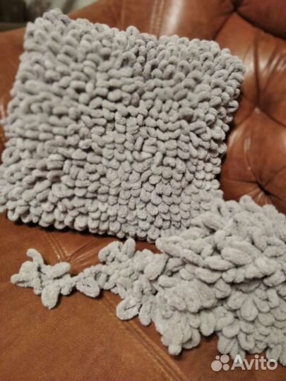 Плед из ализе Пуффи для новорождённых