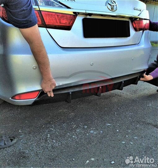 Диффузор заднего бампера Toyota Camry V55 (7)