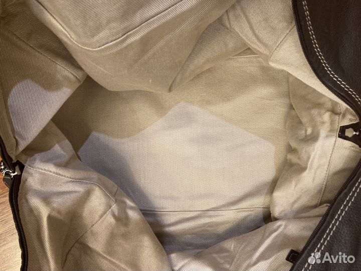 Кожаная дорожная сумка