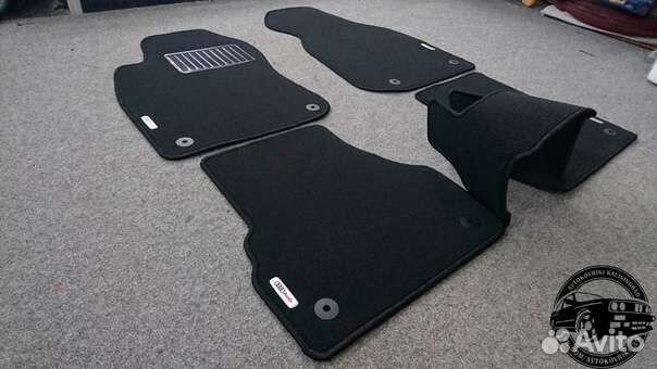 Автоковрики для Audi A6 C5, чёрные